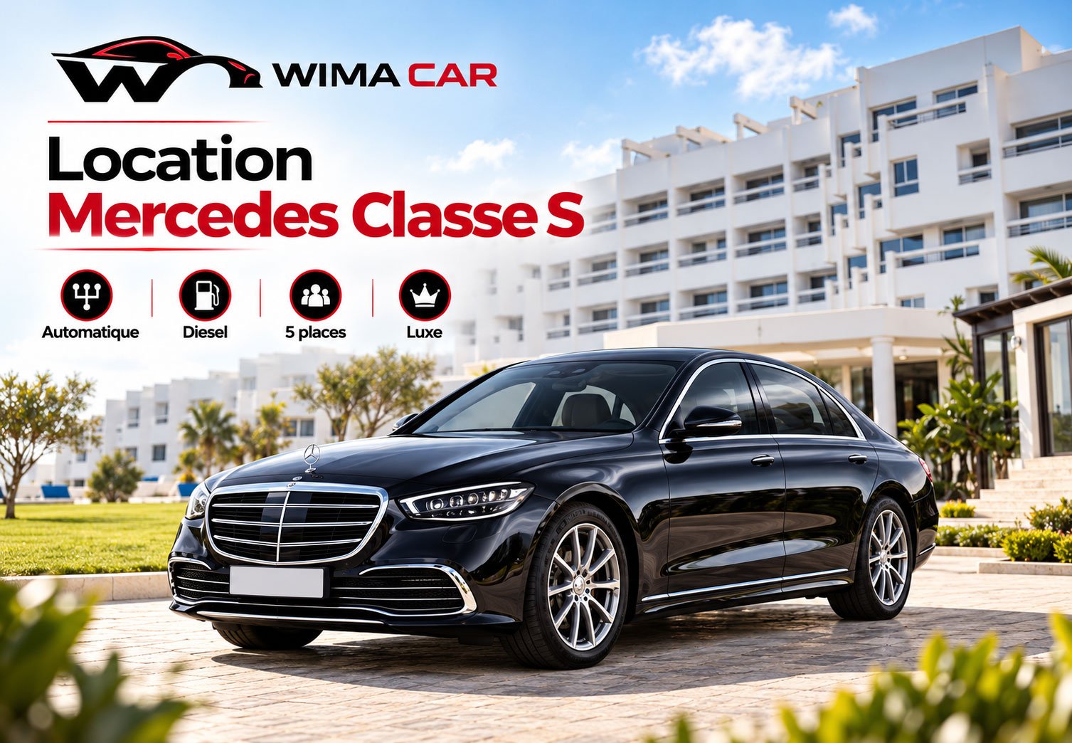 Location Mercedes Classe S 1 Luxury-Mercedes-at-a-Modern-Resort
