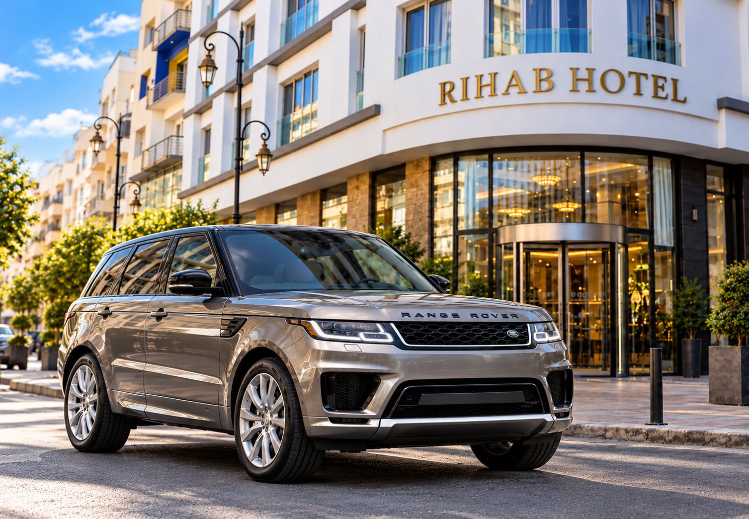Luxury-Range-Rover-at-Rihab-Hotel