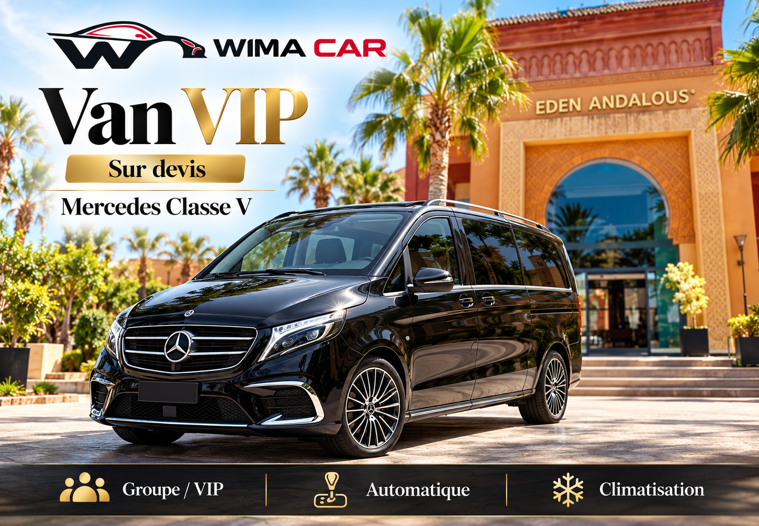 Luxury VIP Van at Eden Andalous
