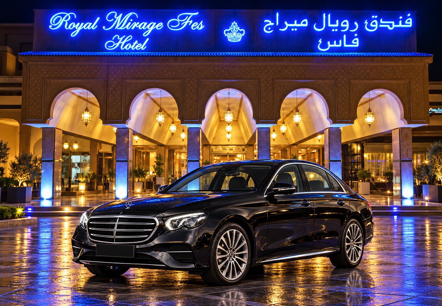 Mercedes-Sedan-at-Royal-Mirage-Fes