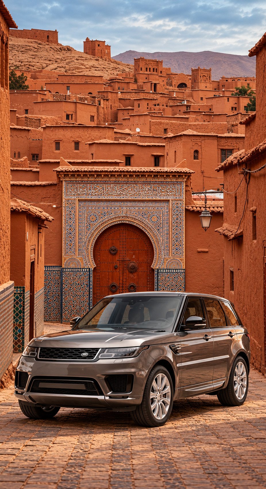 Range Rover at the Kasbah Gateway