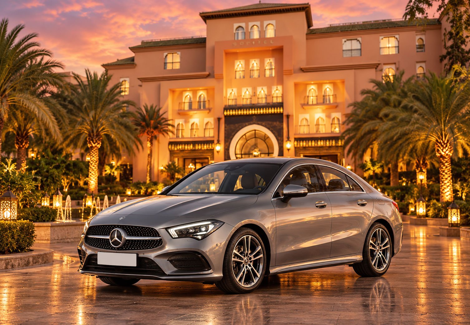 Location Mercedes CLA 220 BVA 2 Sunset-Mercedes-at-a-Grand-Resort